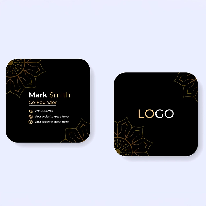 Creative Rounded Square Double Sided